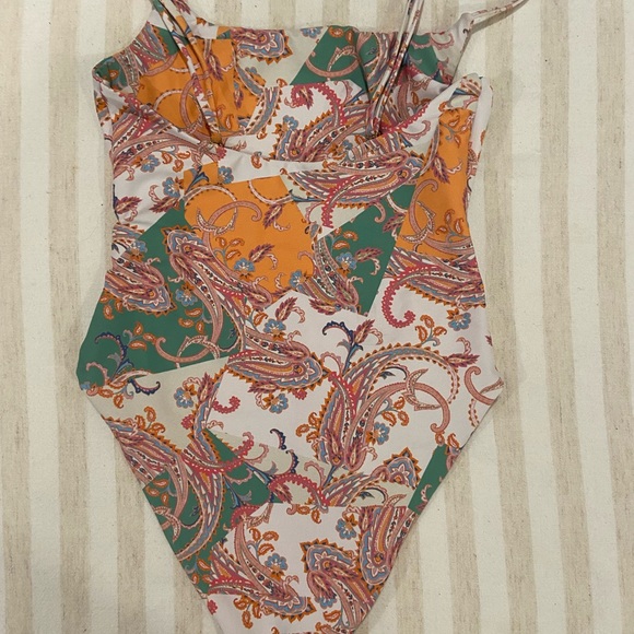 Skatie Multicolor Paisley One Piece Swimsuit - Picture 10 of 11